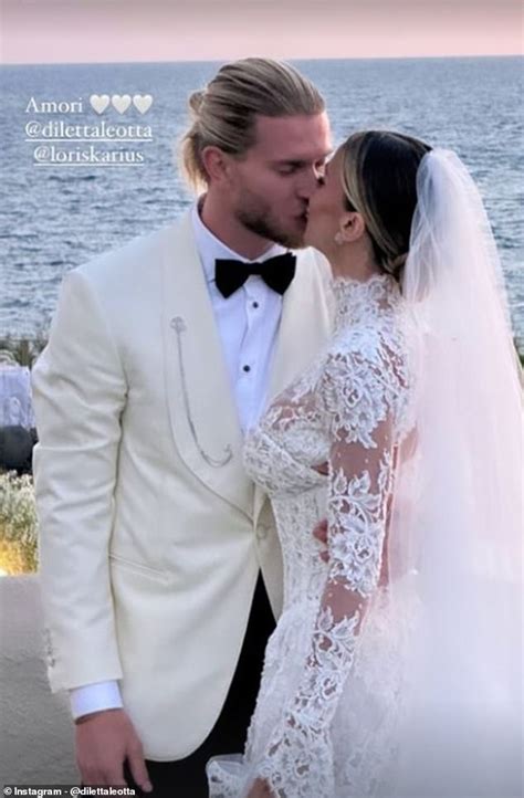 marito leotta|Newcastles Loris Karius marries TV star girlfriend in stunning ...